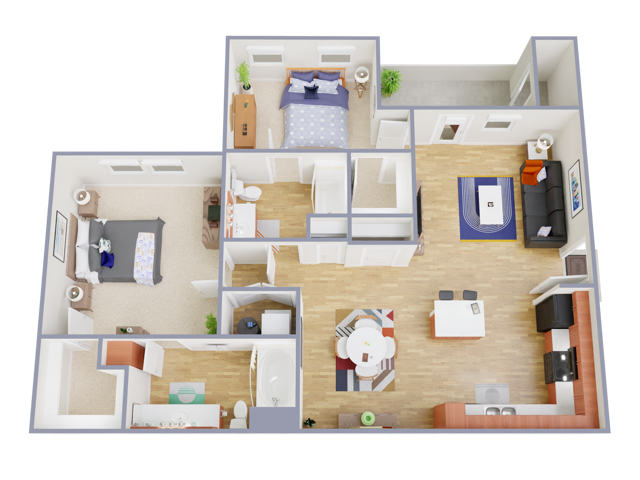 B3-P80 Floor Plan