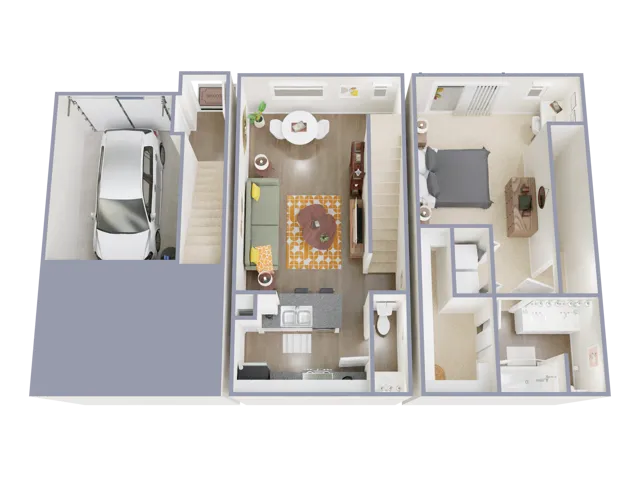 ATH.1 Floorplan: 1 Bedroom, 1 Bathroom