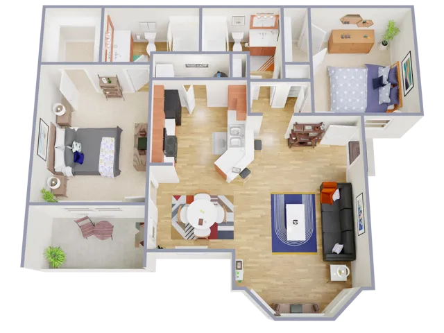 B2-P Floorplan