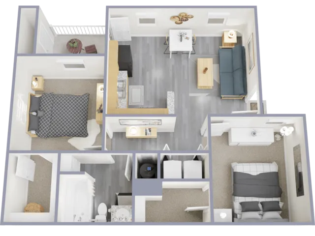 2x1 Floorplan