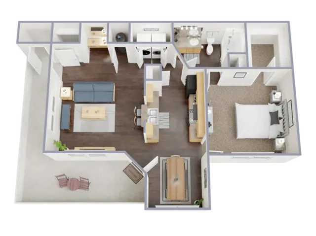 1 Bedroom, 1 Bathroom, Income Restricted