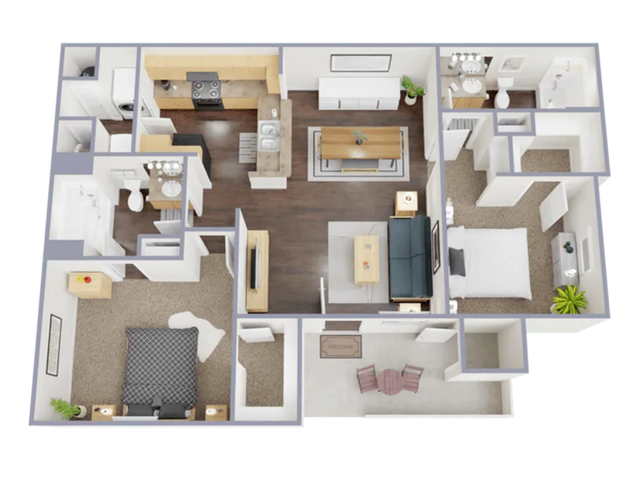 2 Bedroom, 1 Bathroom, Income Restricted