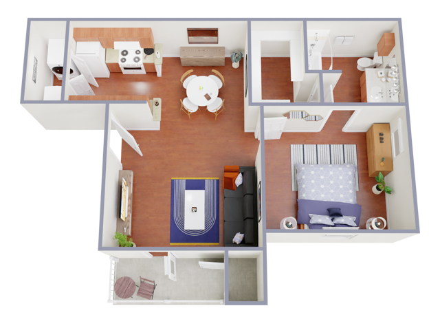 1x1 Floorplan