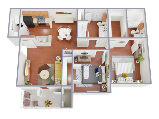 2x2 Floorplan