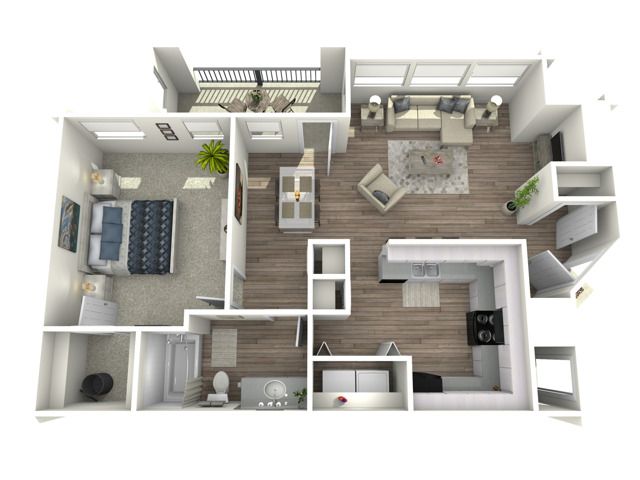 Spacious 1-bedroom apartment at 89 East.