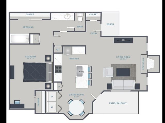 A3- 802SF- Classic Unit all cream and beige, with mixture of appliance offerings.