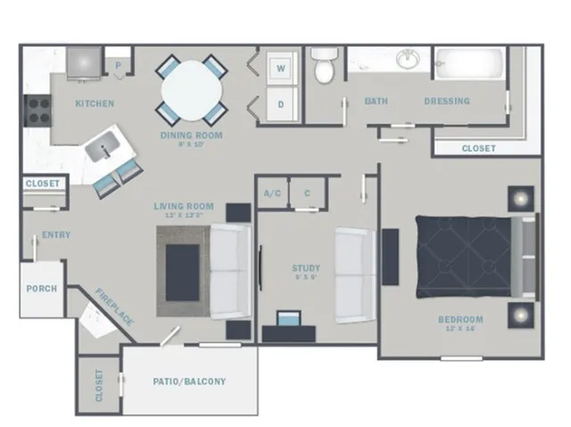 B1- 800SF- Classic Unit all cream and beige, with mixture of appliance offerings.
