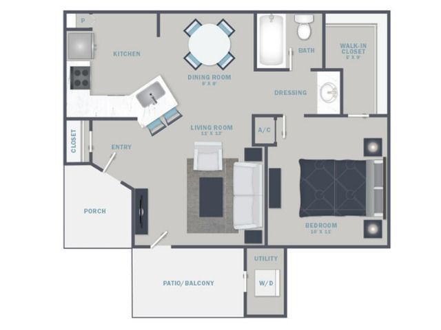 Birchstone Renovation Package with White Quartz Countertops, White Shaker Cabinetry with Brushed Nickel Hardware, Stainless Steel Appliances, Tile Backsplash, USB outlets, Upgraded lighting package, and new flooring