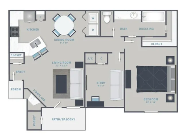 B1U- Reno Package starting Sept. 2021 - White Quartz Countertops and Stainless Steel Appliances