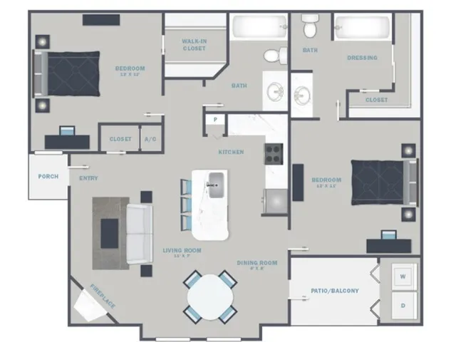 B2U- Reno Package starting Sept. 2021 - White Quartz Countertops and Stainless Steel Appliances
