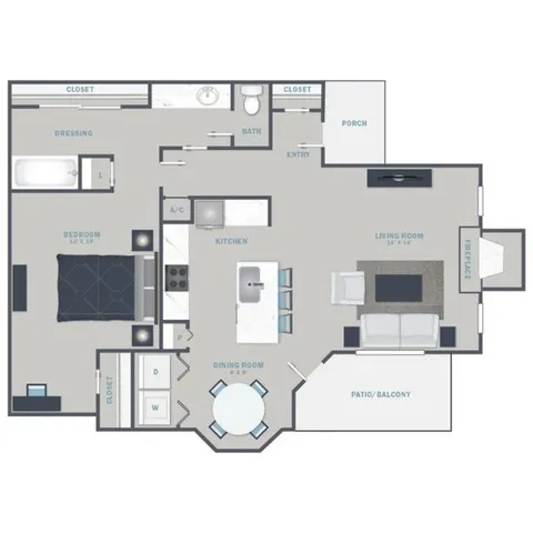 A3U- Reno Package starting Sept. 2021 - White Quartz Countertops and Stainless Steel Appliances