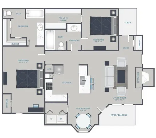 B3U- Reno Package starting Sept. 2021 - White Quartz Countertops and Stainless Steel Appliances