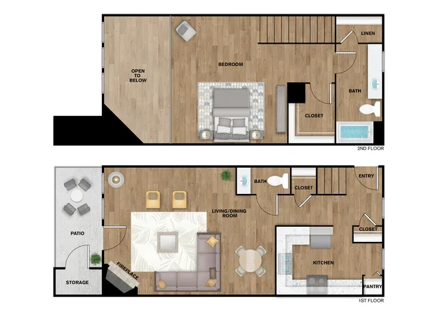 T1 1036sqft