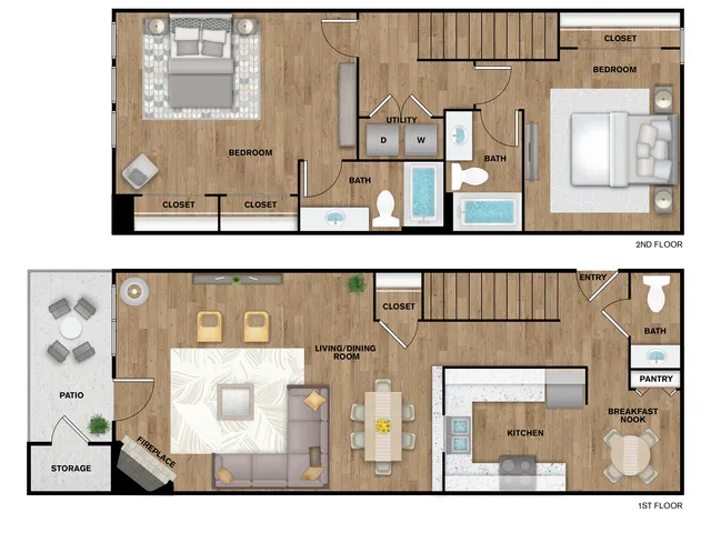 1335 Sq.Ft. Floor Plan