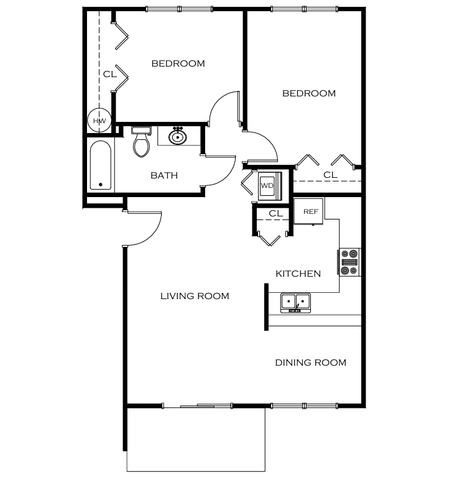 Pier Park 2 bed 1 bath