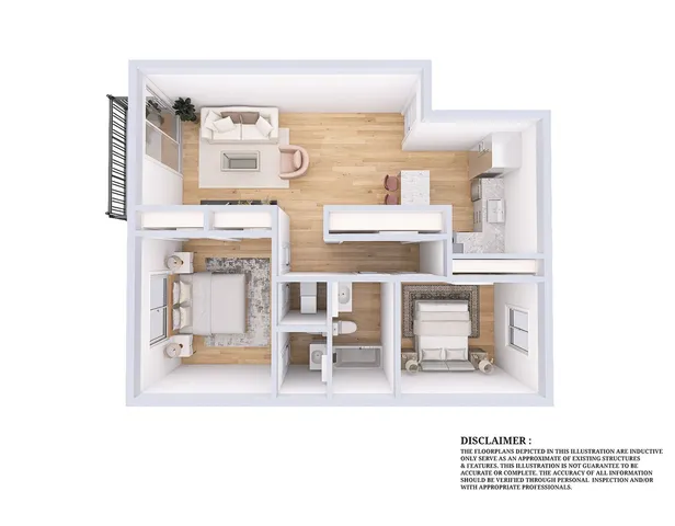 1 Bedroom Apartment