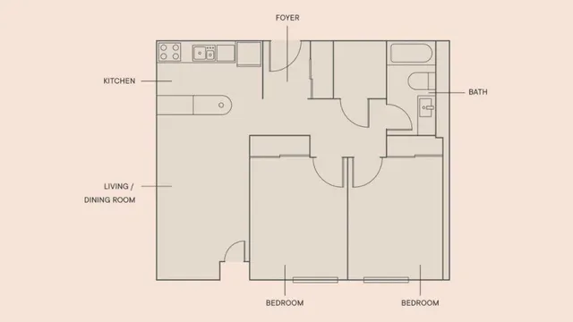 2 Bed 1 Bath Student Rental