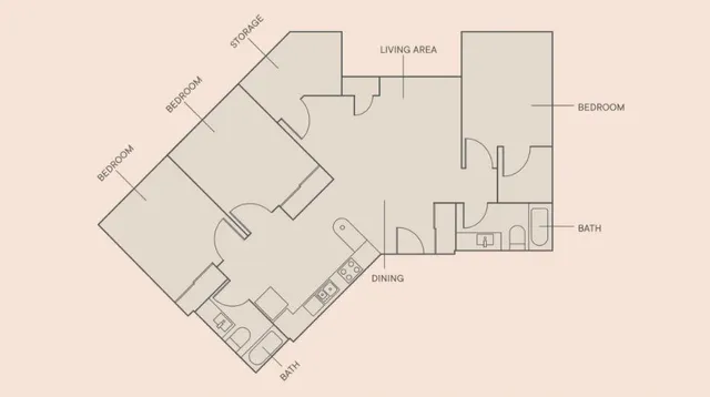 3 Bed, 2 Bath Student Rental
