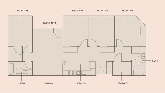 4 Bed, 2 Bath Student Rental