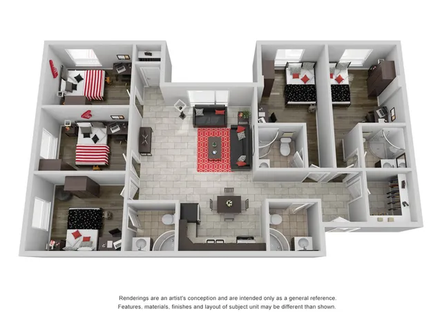 Foundry First Northstar 5 Bedroom, 4 Bath floorplan