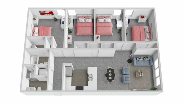 4 Bed 2 Bath apartment near Brock