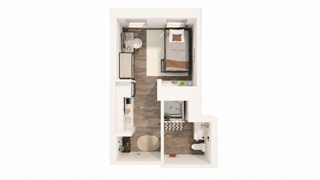 The Quad at York Phase 3 - Studio Floorplan