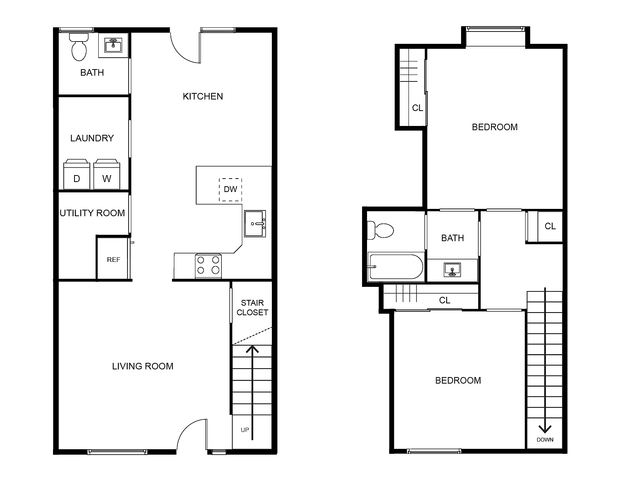2 Bed / 2 Bath | Stone Creek Village Combined | 1,175 sq.ft.