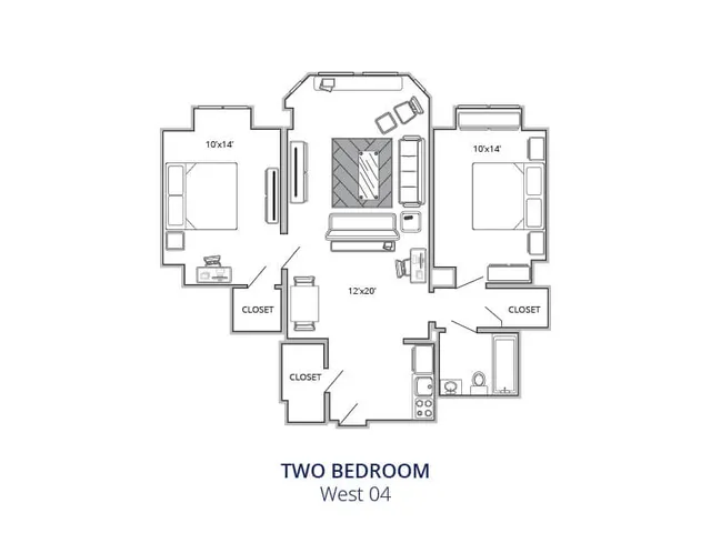 Westbury Two Bedroom One Bath West 04