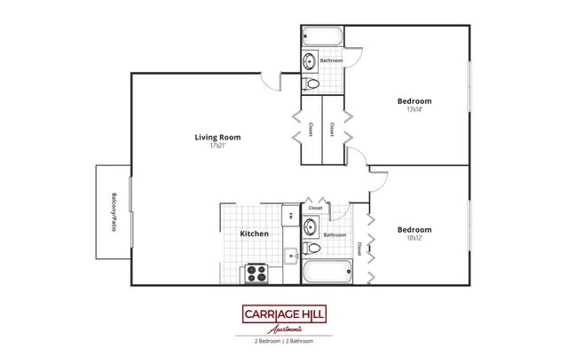2 Bedroom | 2 Bathroom