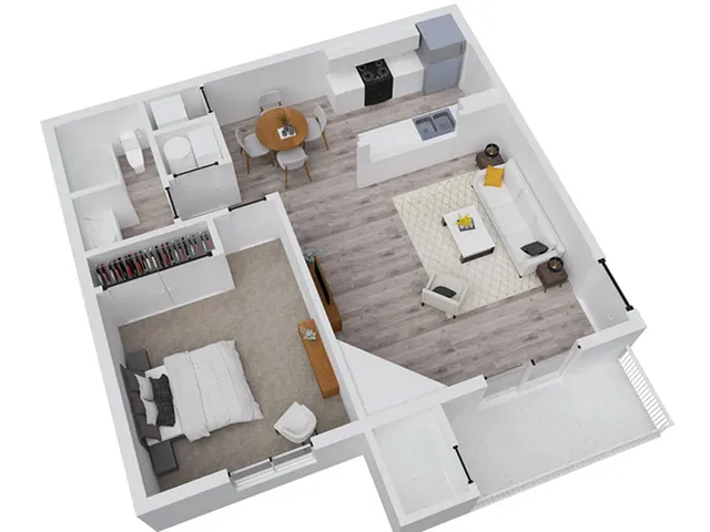 1 Bedroom 1 Bathroom