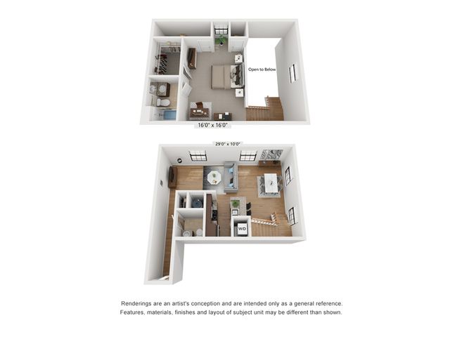 One Bed Townhome