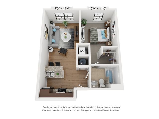 One Bed One Bath