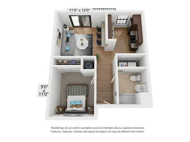 One Bed One Bath