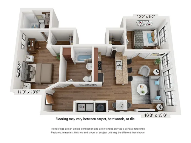 2 Bed 2 bath B6