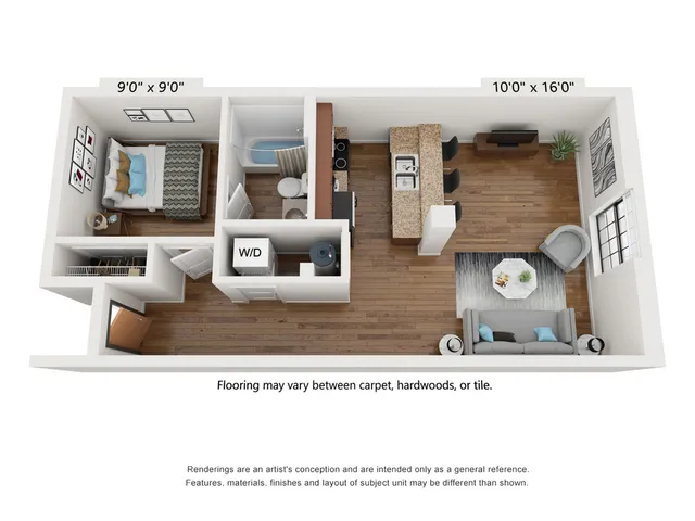 One Bed One Bath