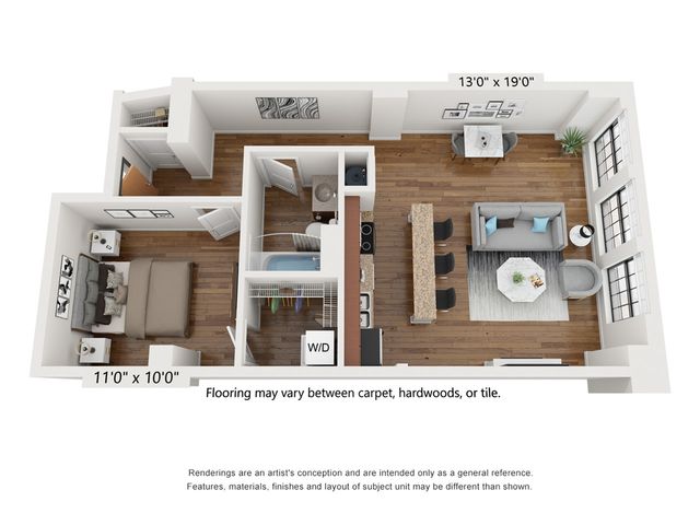 1 Bed 1 Bath