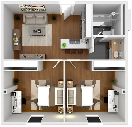 Assembly North Hall- 2 bed-1bath