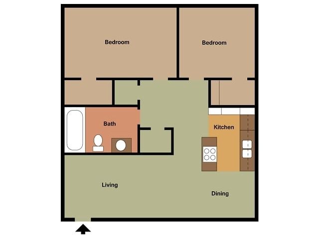 Floorplan 2x1