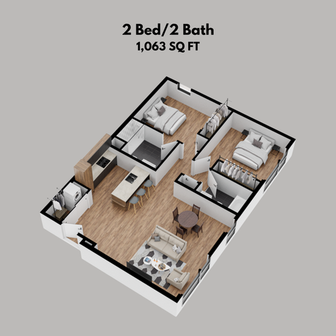 2 Bed/2 Bath