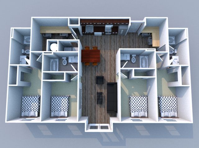 4 bed 4 bath