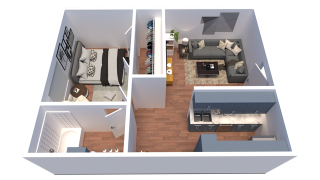 1 Bedroom - Scarlet