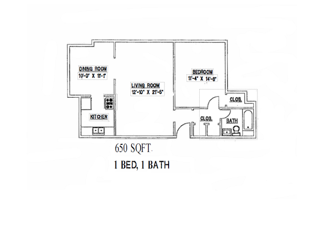 1 bed