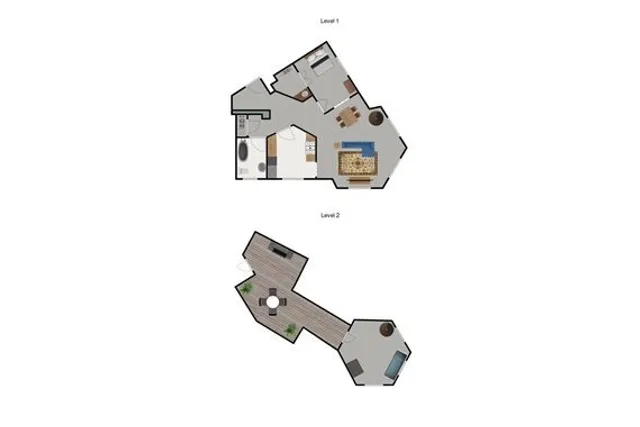 2 bed 1 bath