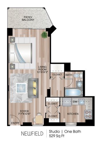 Studio Floor Plan