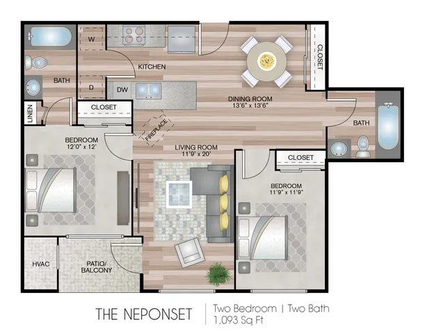2 Bedroom Apartment
