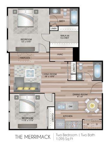 2 Bedroom Apartment