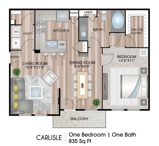 One Bedroom Apartment