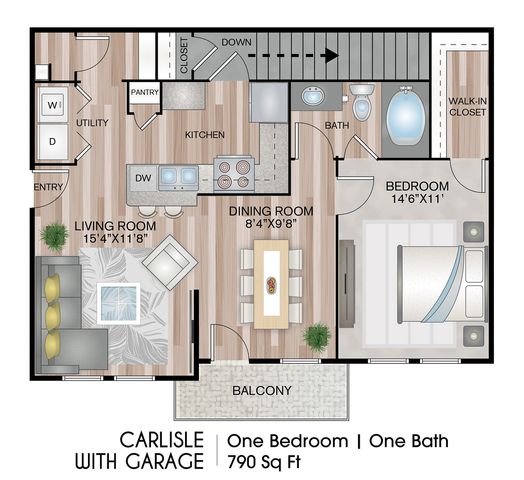 One Bedroom Apartment