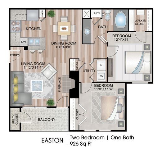 Two Bedroom Apartment