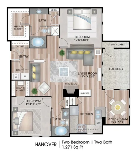 2 Bedroom Apartment